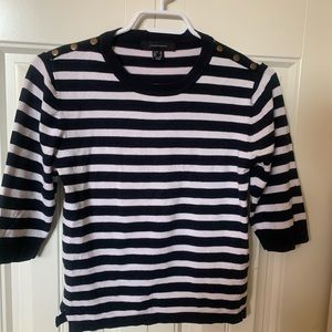 Black and White strip top